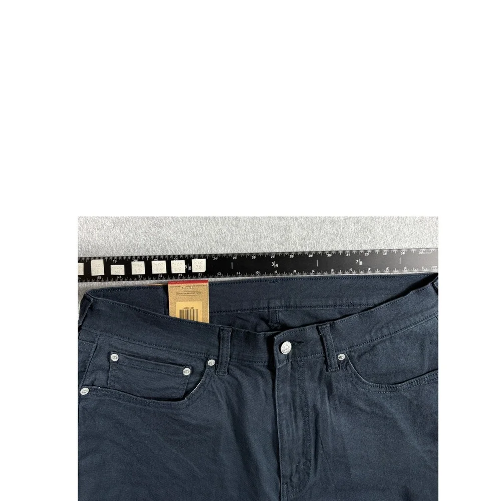 NWT Levis 505 Regular Fit Pants Mens 36x30 Blue Indigo Straight Workwear Stretch